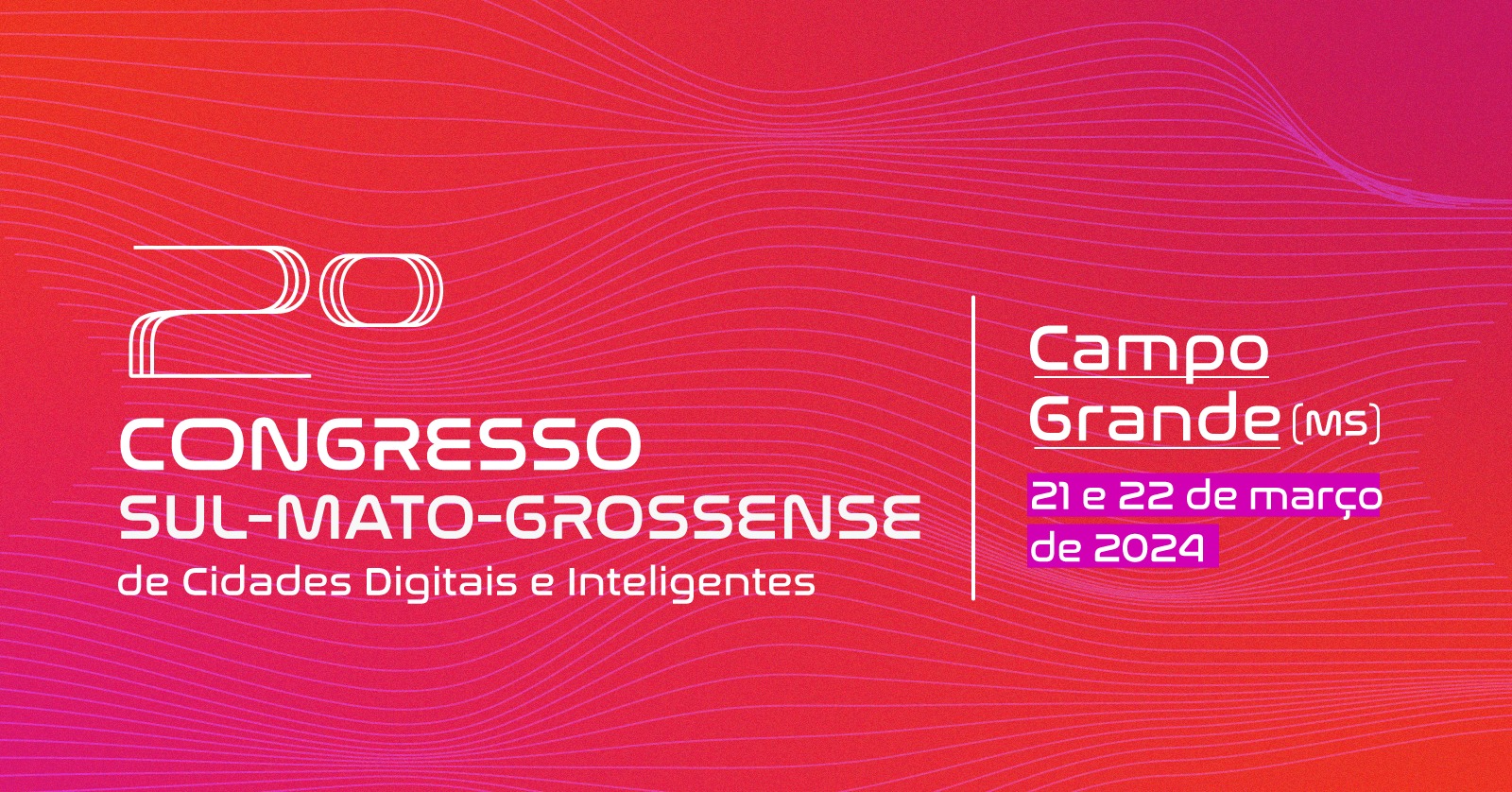 Campo Grande sedia 2.º Congresso Sul-Mato-Grossense de Cidades Digitais e Inteligentes