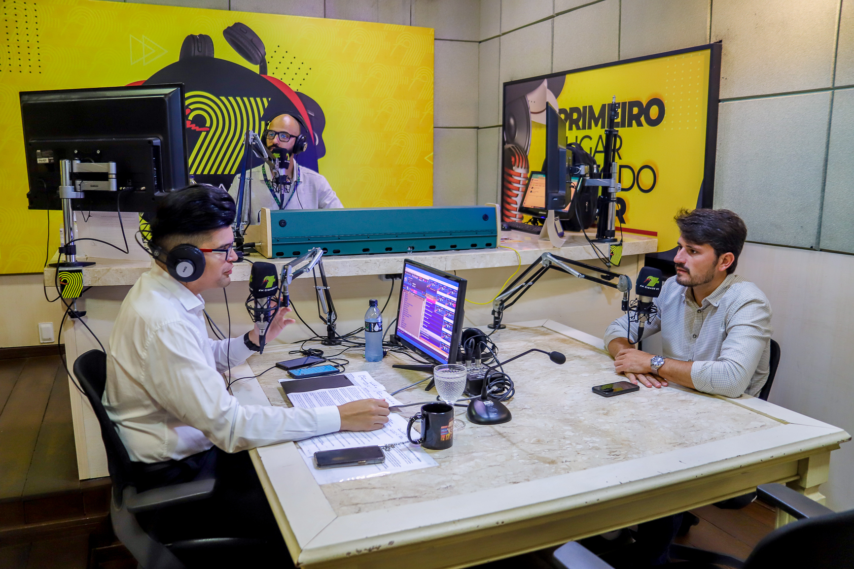 Presidente da Assomasul Thalles Tomazelli concede entrevista na FM cidade 97 ao Rodrigão.