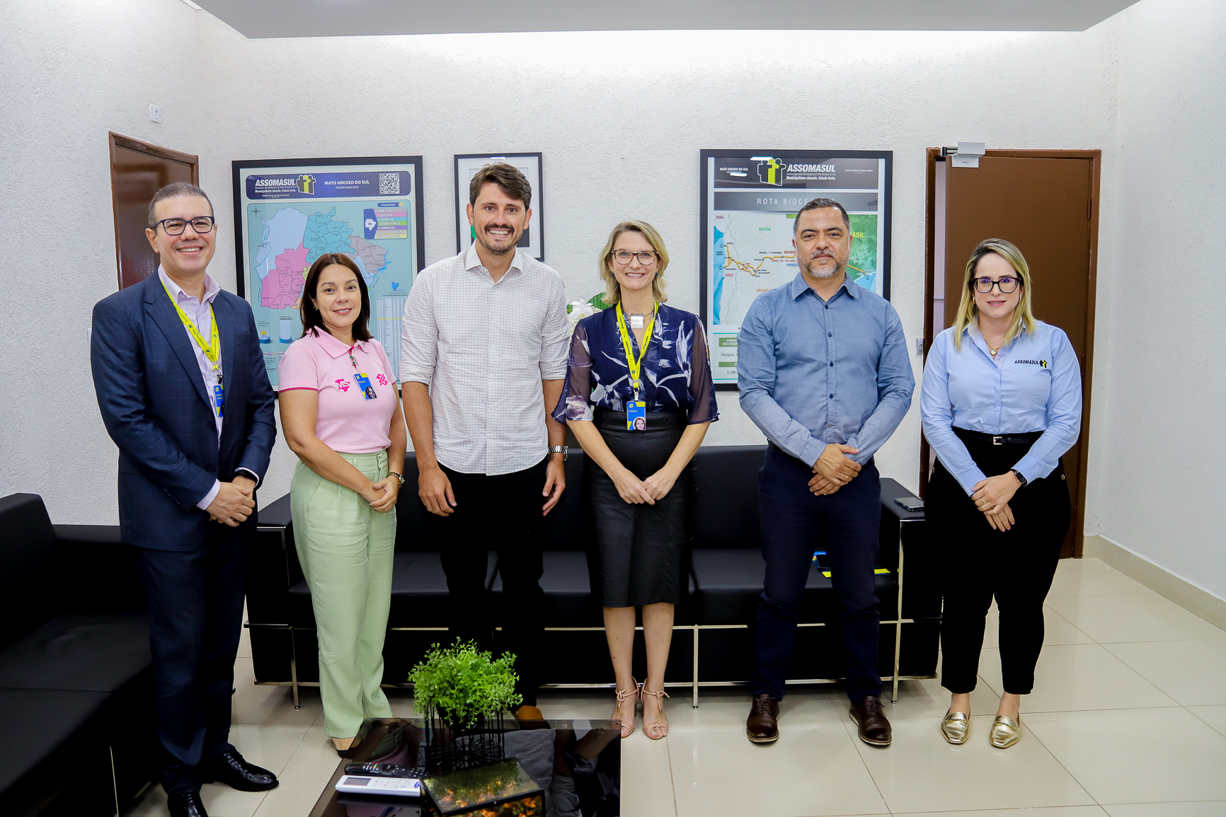 Presidente da Assomasul  Thalles Tomazelli de Itaquiraí cumpre agenda com representantes do Banco do Brasil.