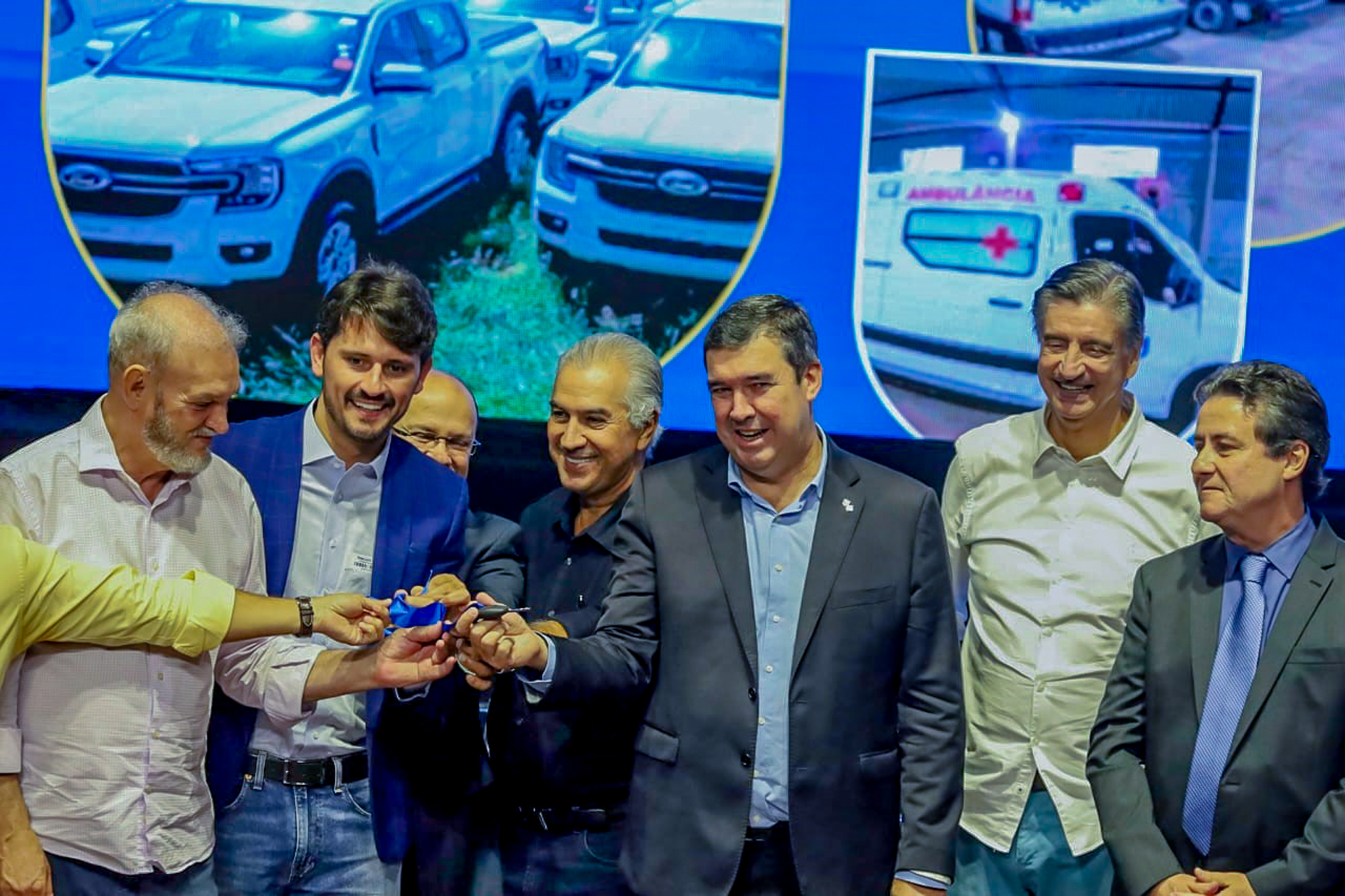 Presidente da Assomasul Thalles Tomazelli de Itaquiraí participa da Cerimônia de Abertura do Acolhe Saúde COSEMS.