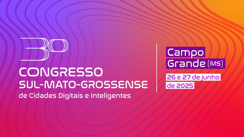 Campo Grande sedia 3º Congresso Sul-Mato-Grossense de Cidades Digitais e Inteligentes