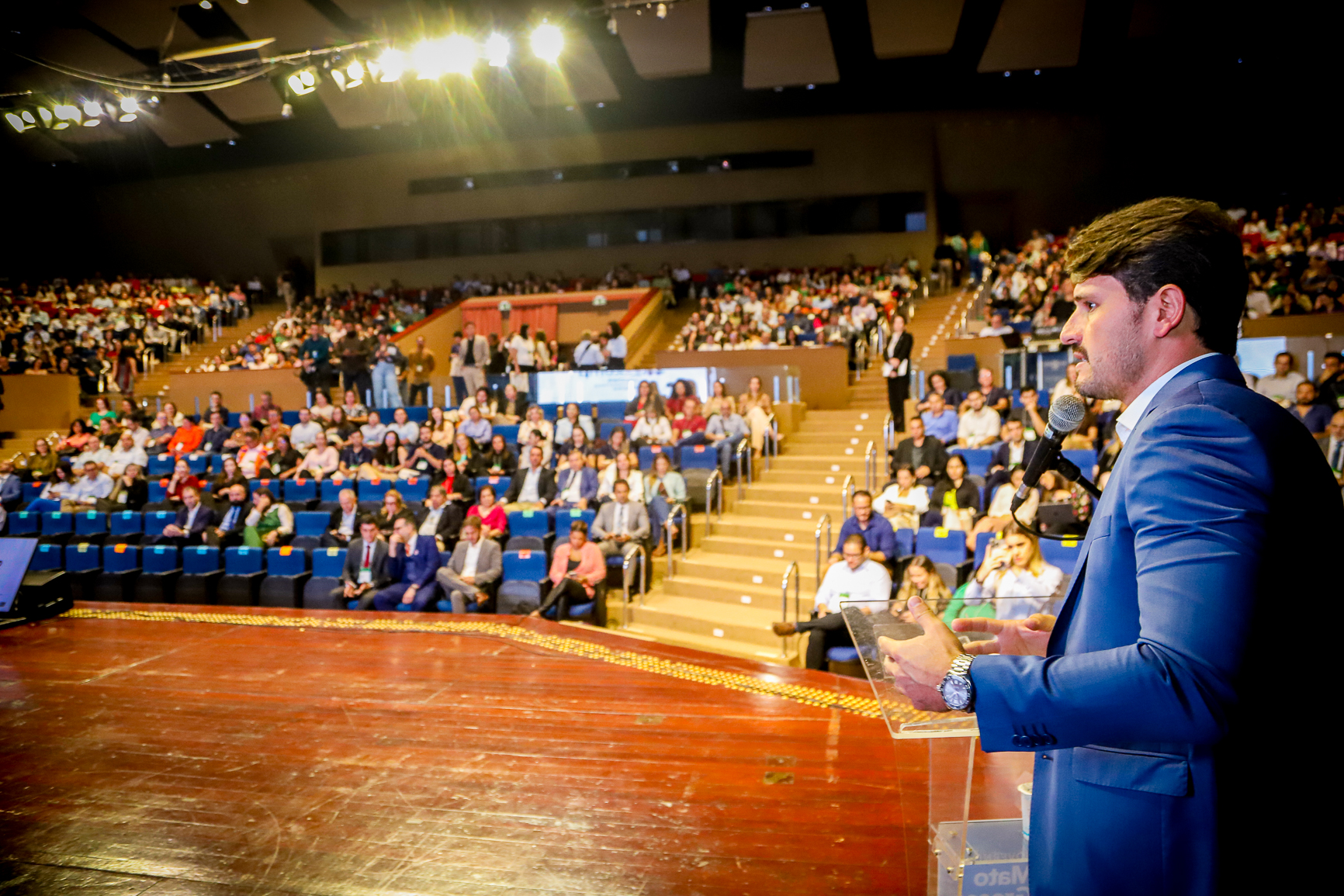 Presidente da Assomasul Thalles Tomazelli de Itaquiraí participa da Cerimônia de Abertura do LICICOMP – 1º Congresso Estadual de Licitações e Compras Públicas de MS.