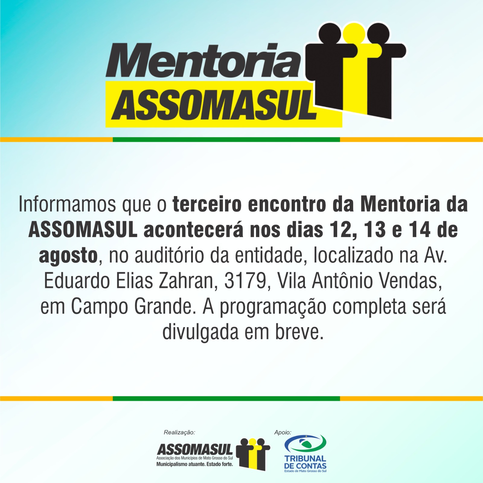 Assomasul promove terceira etapa da Mentoria com foco em Orçamento, Licitações e RH